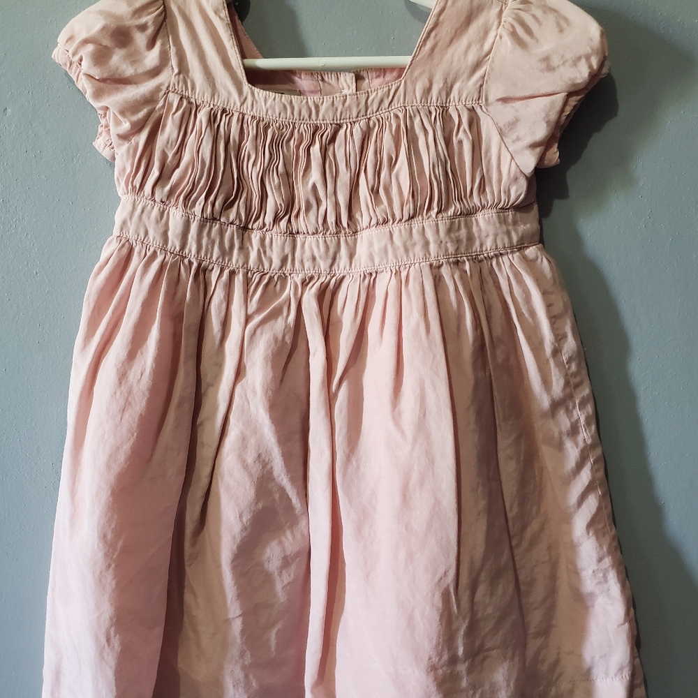 3T Light Pink Tea Collection Isabella Silk Dress